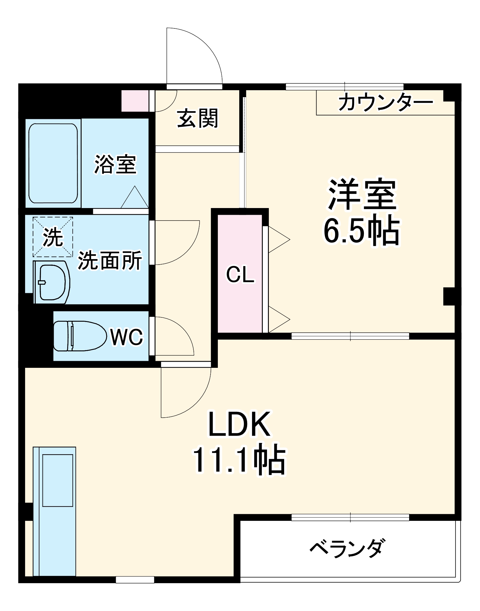 アドビル牧の里の間取り