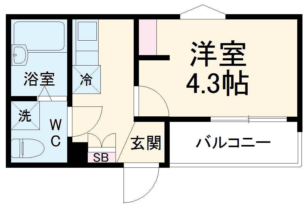 メルディアみのり台の間取り