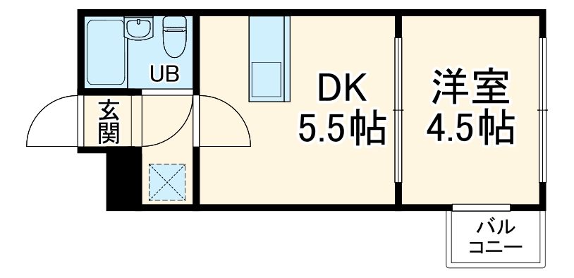コンセール関山の間取り