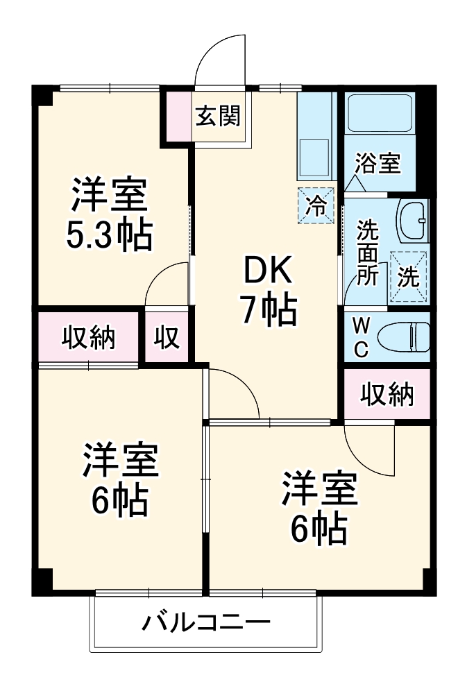 ニューシティ寿の間取り