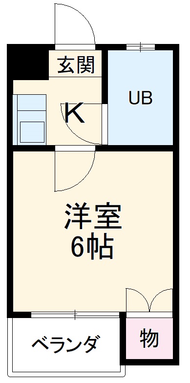 コンセール関山の間取り