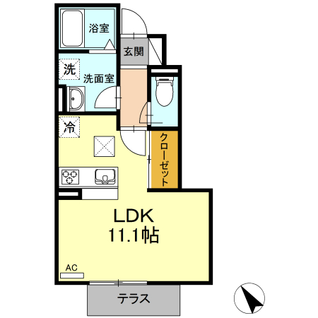 ねこでこの間取り
