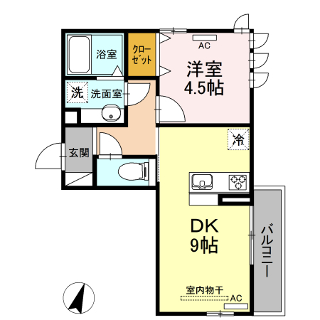 メルベーユの間取り