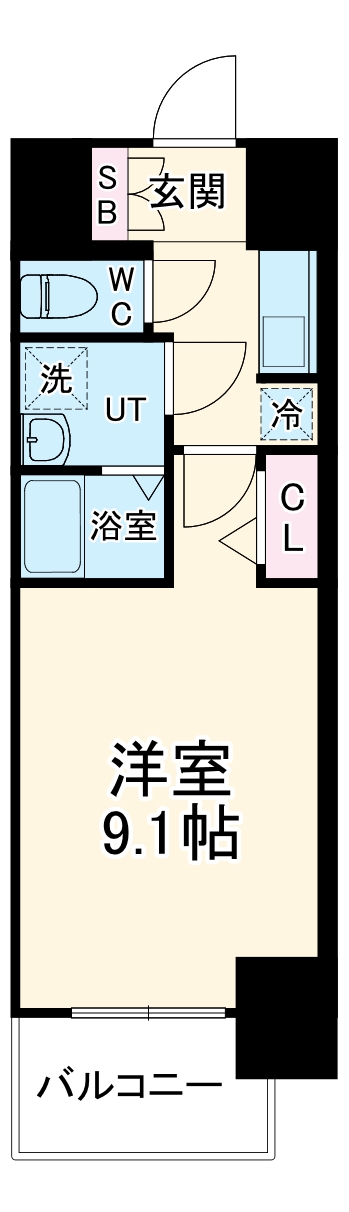 S-RESIDENCE名駅Westの間取り