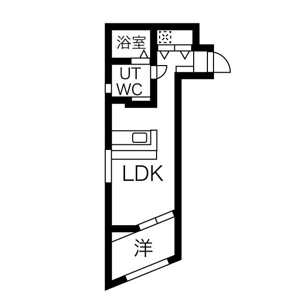 LeGioie築地口駅の間取り