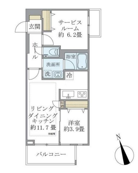 カールスルーエ吉祥寺の間取り