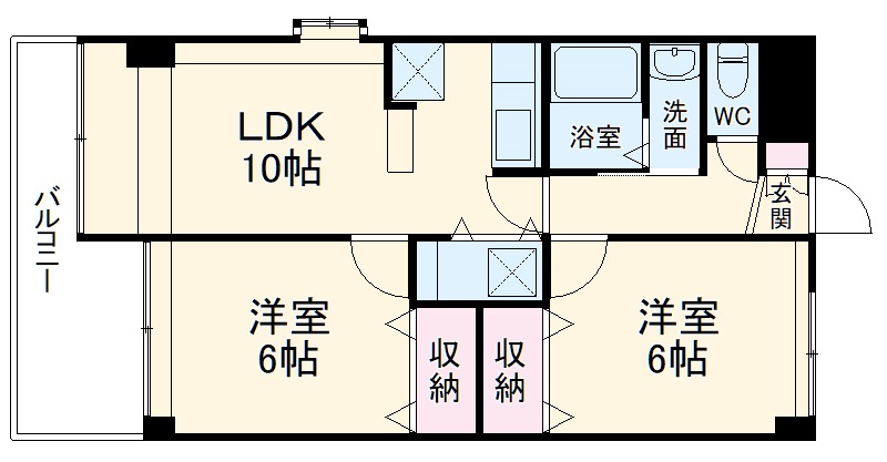 アーバンハイツの間取り