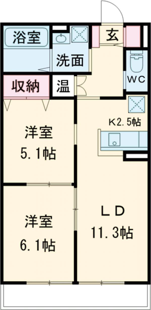 ユアメゾンShinmichiの間取り