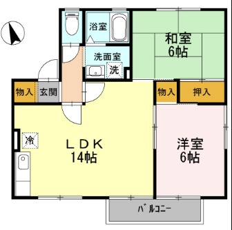 ラ・ヴェルディ C棟の間取り
