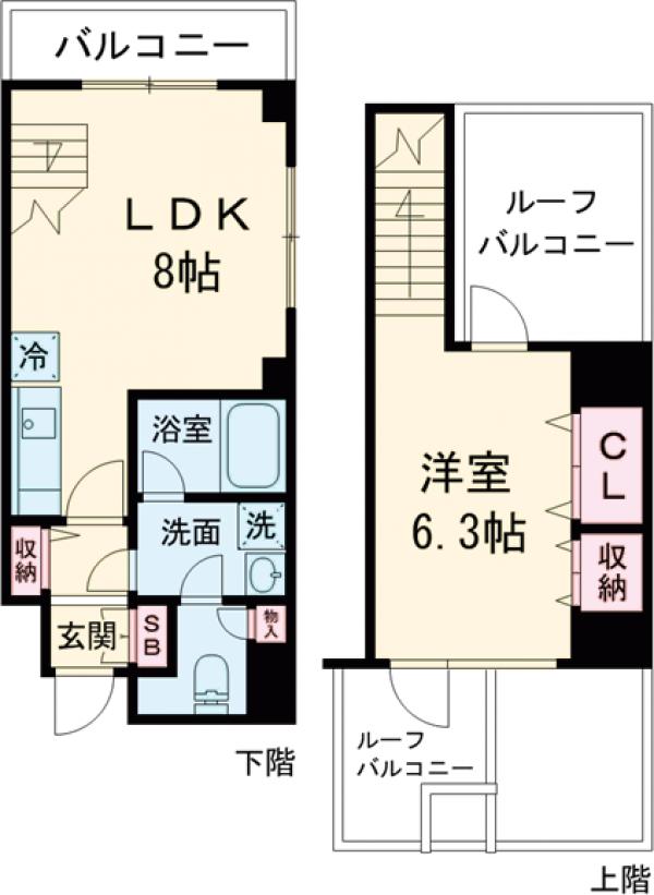 メゾンヌーヴェルの間取り