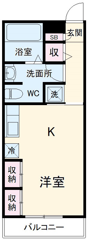 オフィーリアの間取り