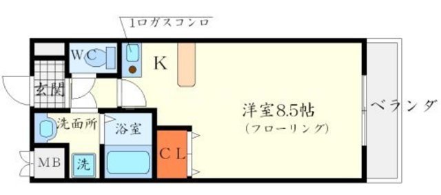 ブロード千里中央の間取り