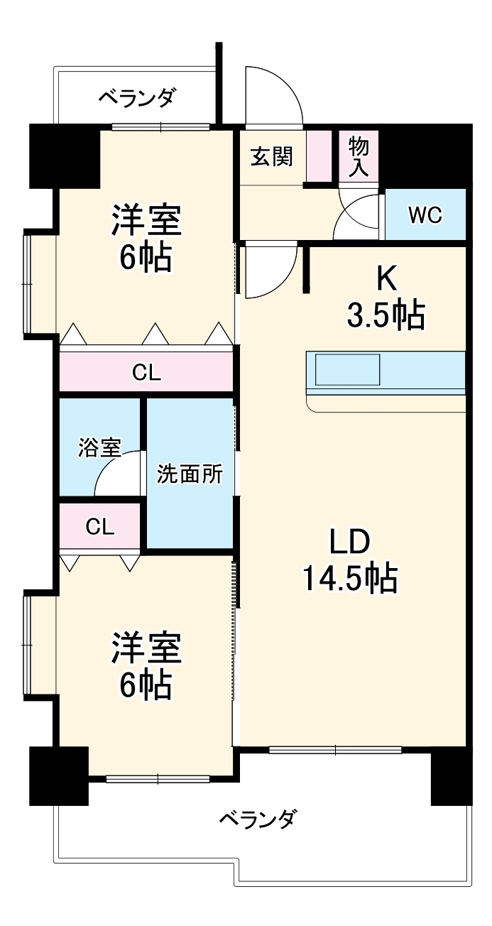 Hill Palace IKAIの間取り