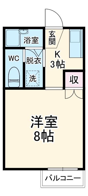 ハイツ・ひまわりの間取り