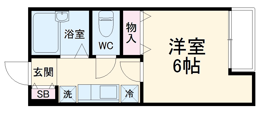 リバティ津田山の間取り