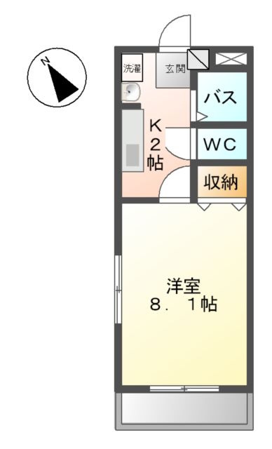 コンフォールメゾンⅡの間取り