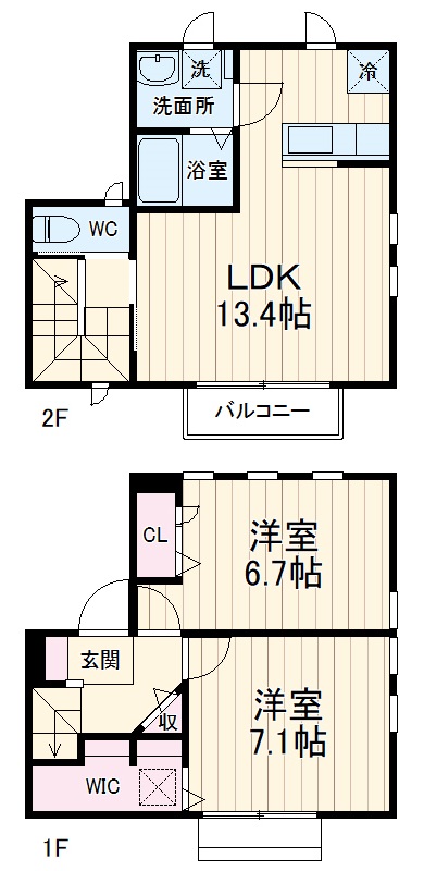 フォレストテラスたまプラーザの間取り