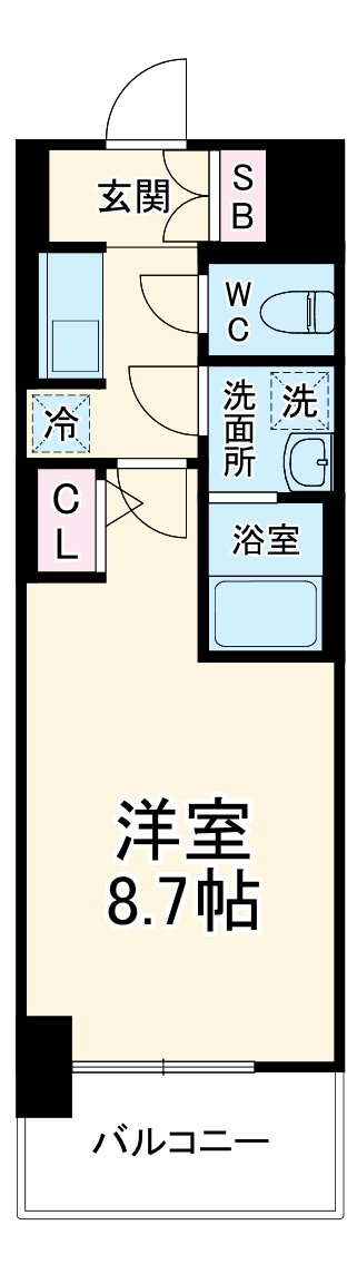 S-RESIDENCE名駅Westの間取り