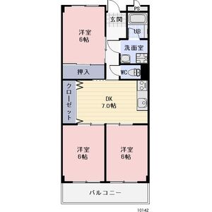 Limpia かみわだの間取り