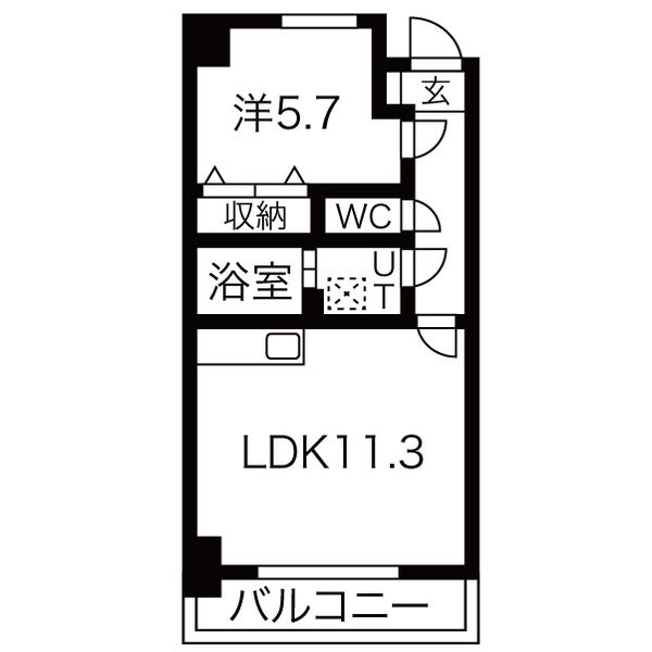イーグルコート高沢の間取り