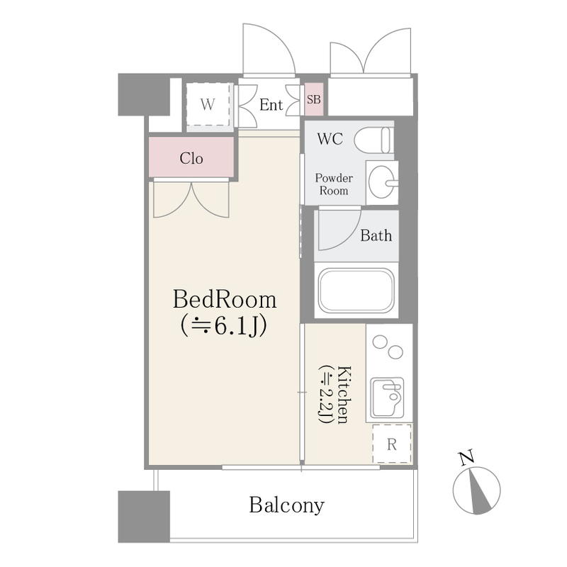パークフラッツ松戸の間取り