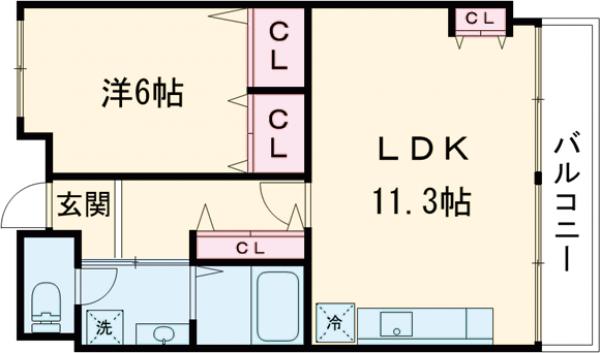 ハイムボナールの間取り