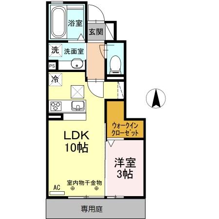 Comfortia AKUROの間取り