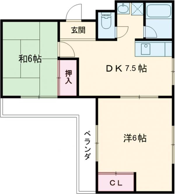 山下マンションの間取り