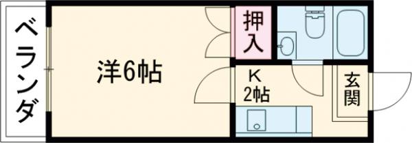 クレハウスセゾンの間取り