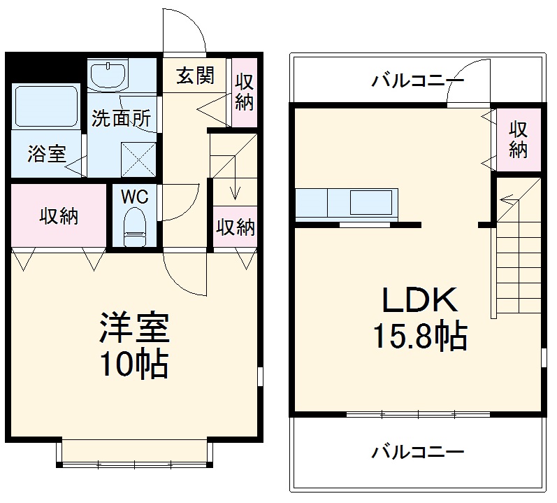 ラ・ヴィータⅡの間取り