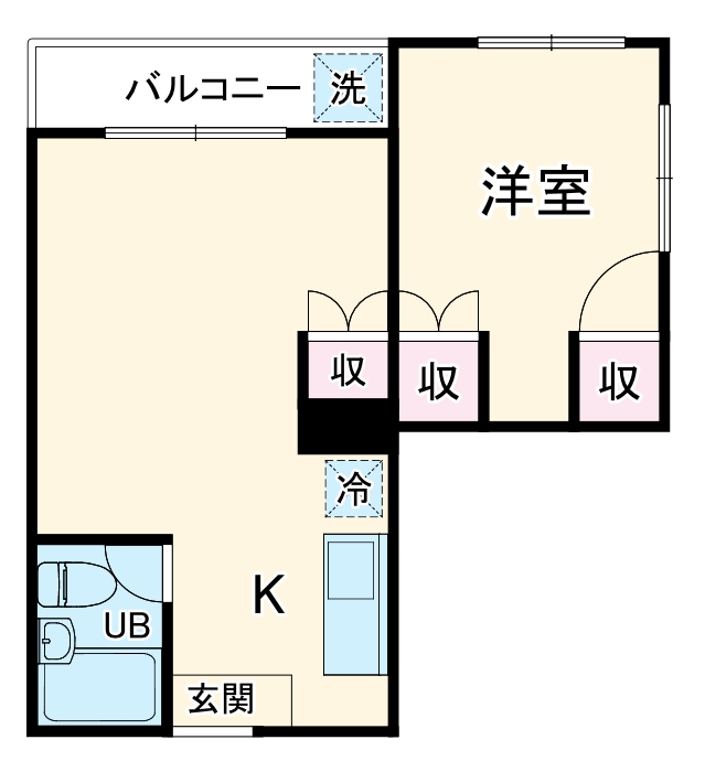 駅南ハイツの間取り