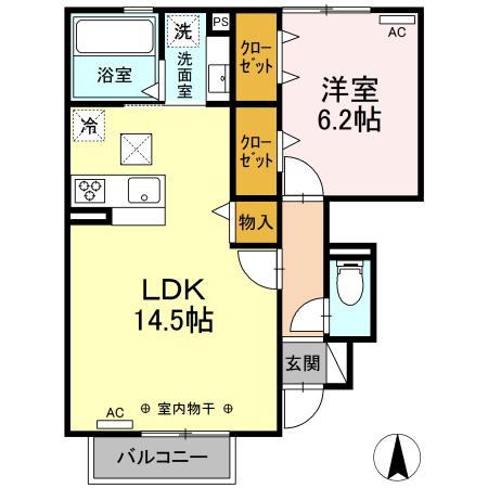 フローラの間取り