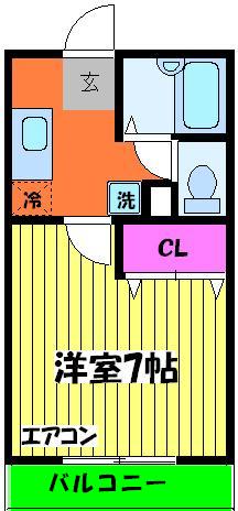 フォレント泉大津の間取り