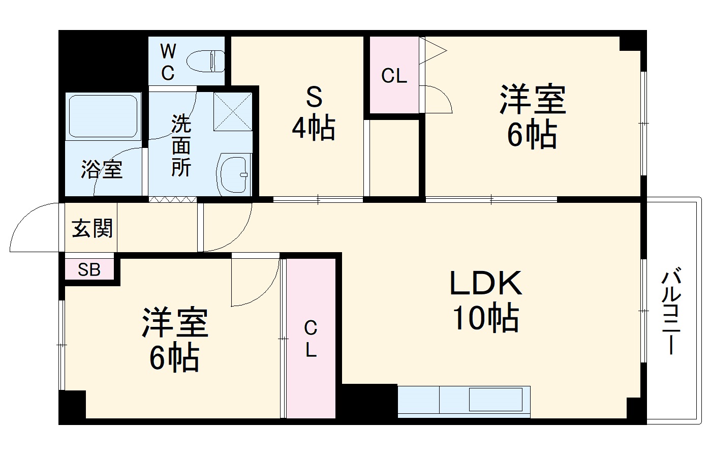 岩崎マンションの間取り