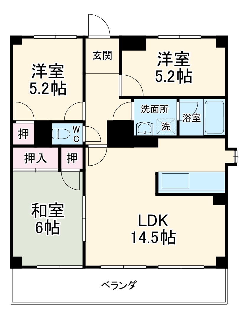 エクシードオオタの間取り
