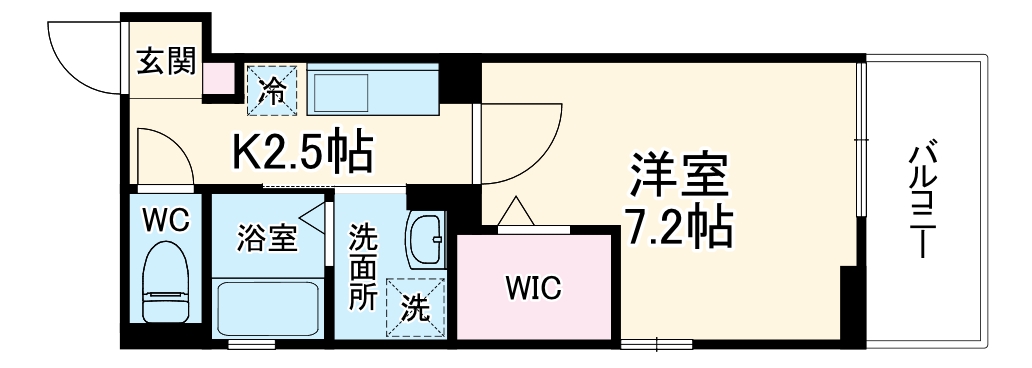 アクシス八幡の間取り