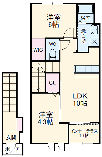 フレシール 町谷の間取り