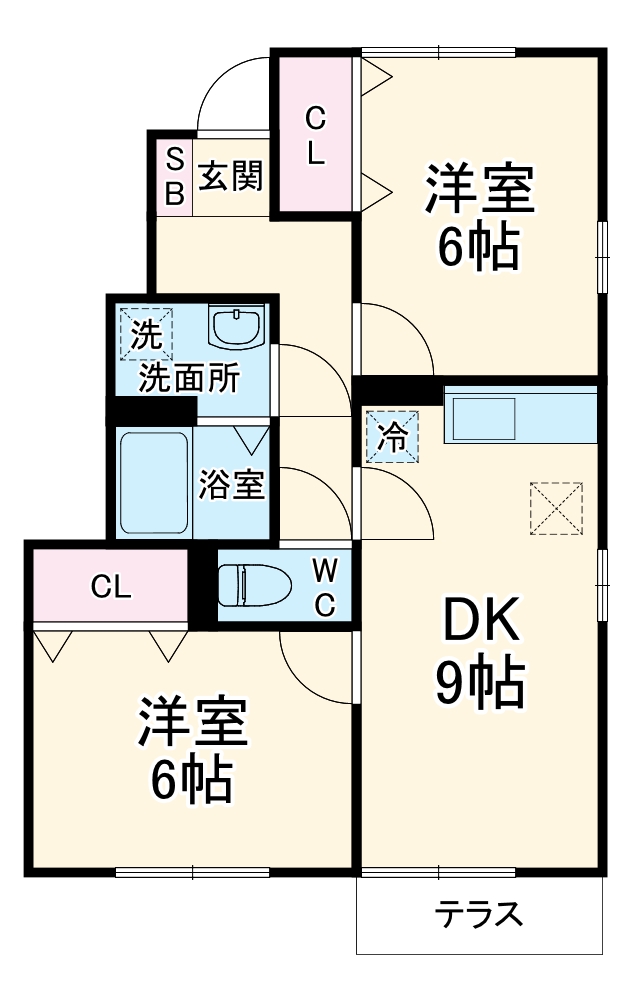 レガーロ A の間取り