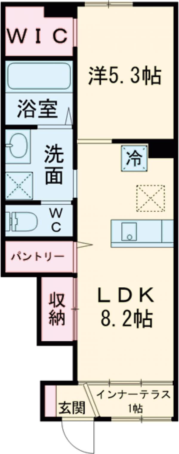 クレストコート清修の間取り