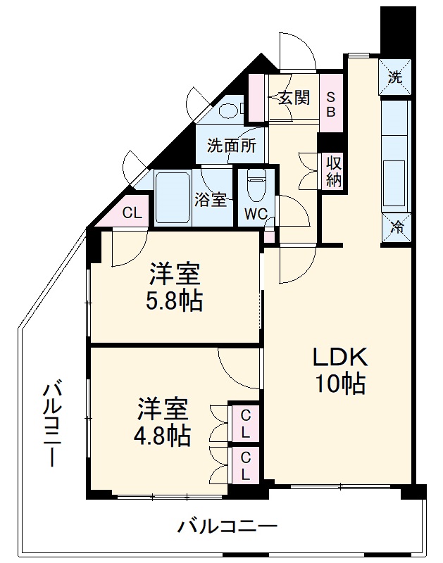 パティオス12番街の間取り