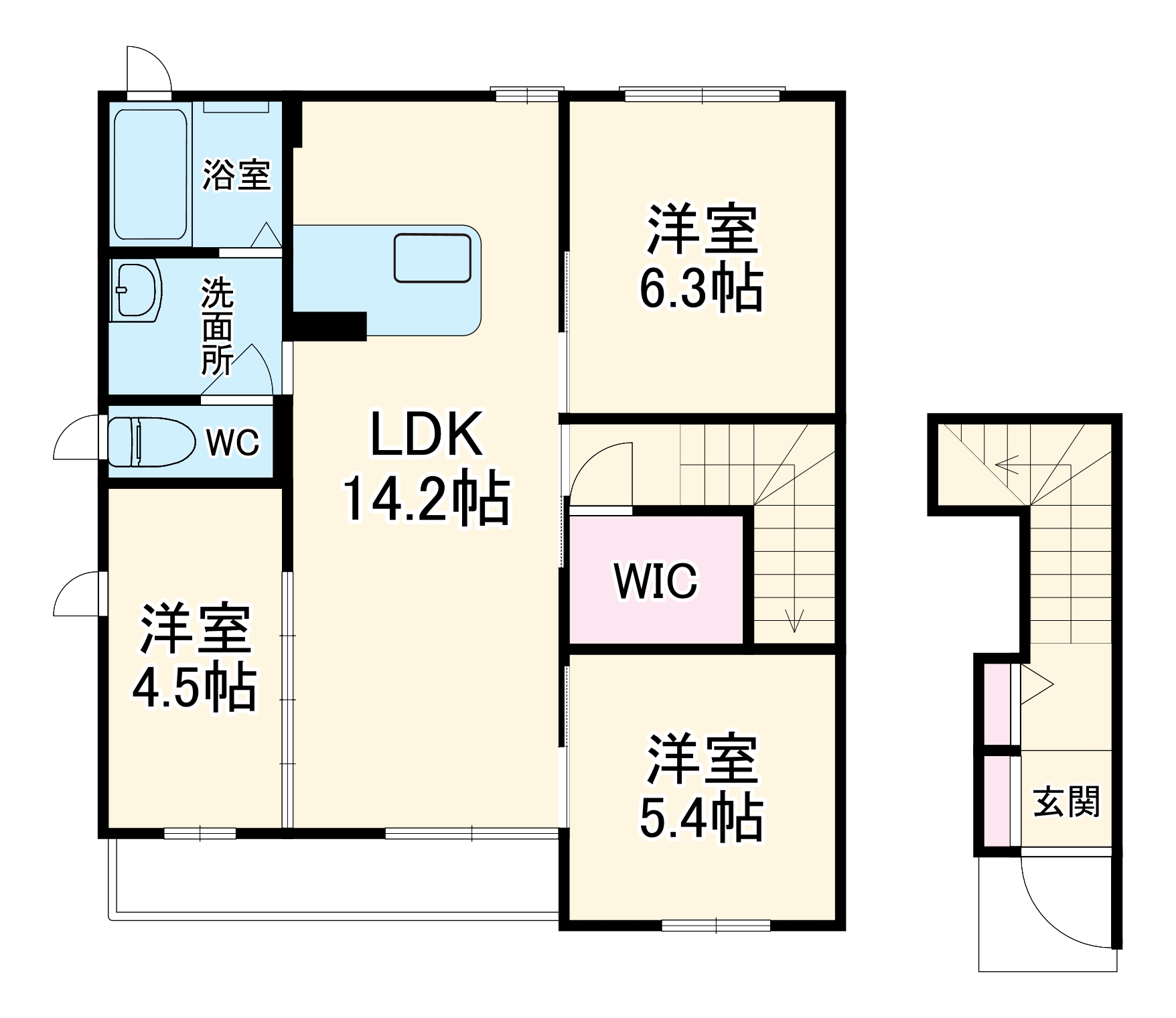 MELROSE COURT Ⅰの間取り