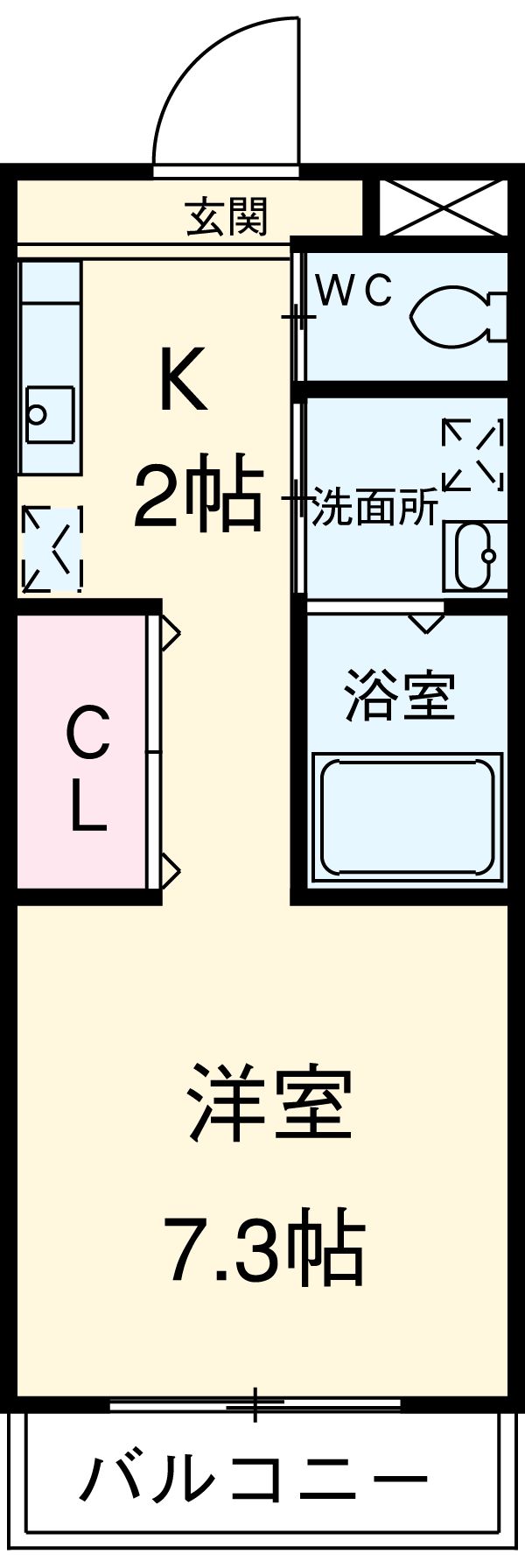 ベルディオの間取り
