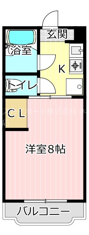 グローリィ高丘の間取り