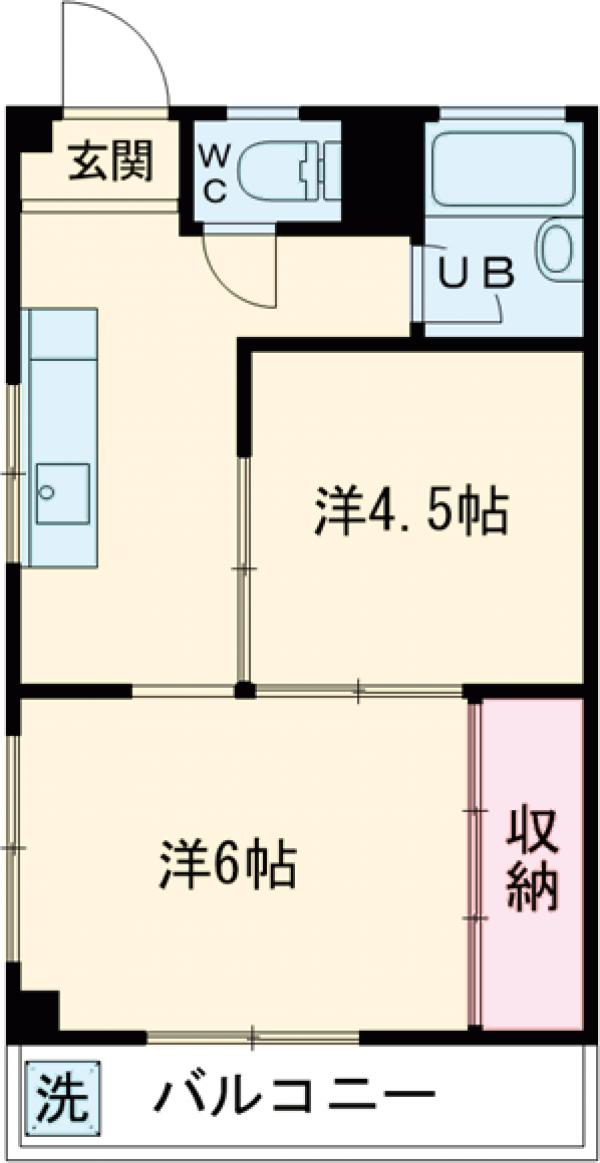宮川ハイツの間取り
