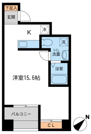 ＪＭＦレジデンス新横浜の間取り