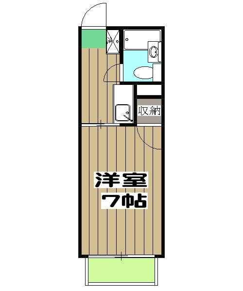 ユニメント桂翠の間取り