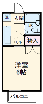 グリーンプラザ Bの間取り