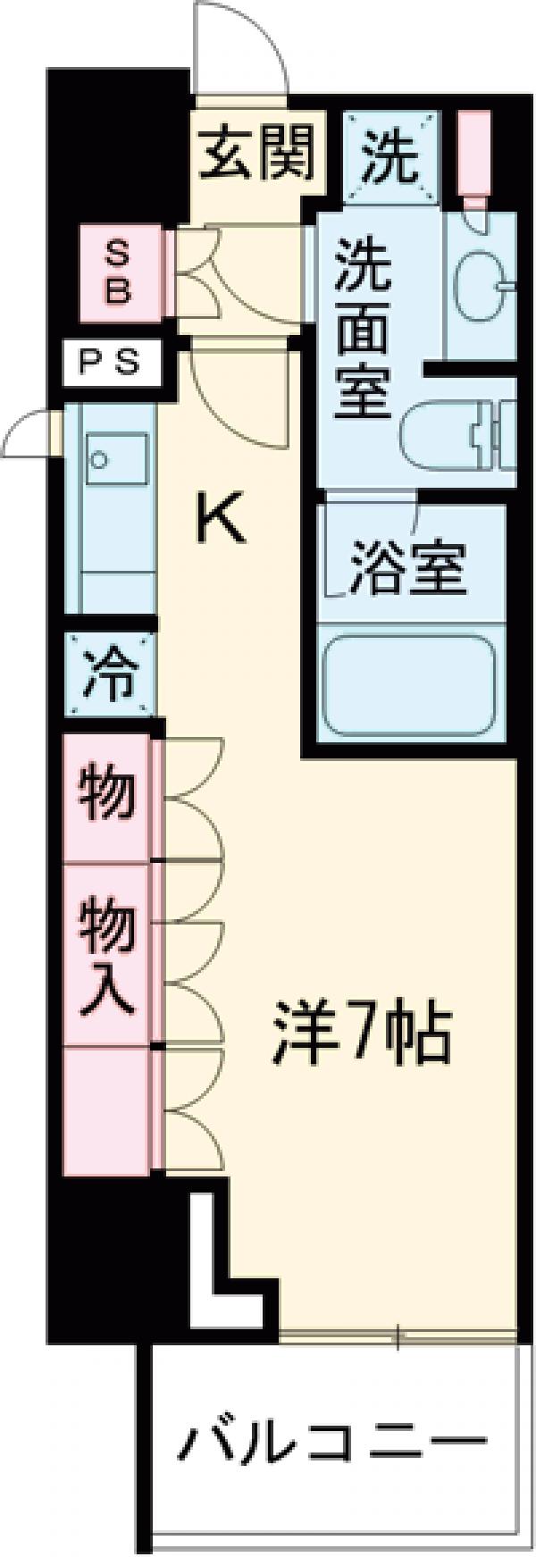 パークハビオ渋谷の間取り