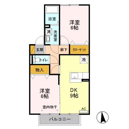 エスペランサKの間取り