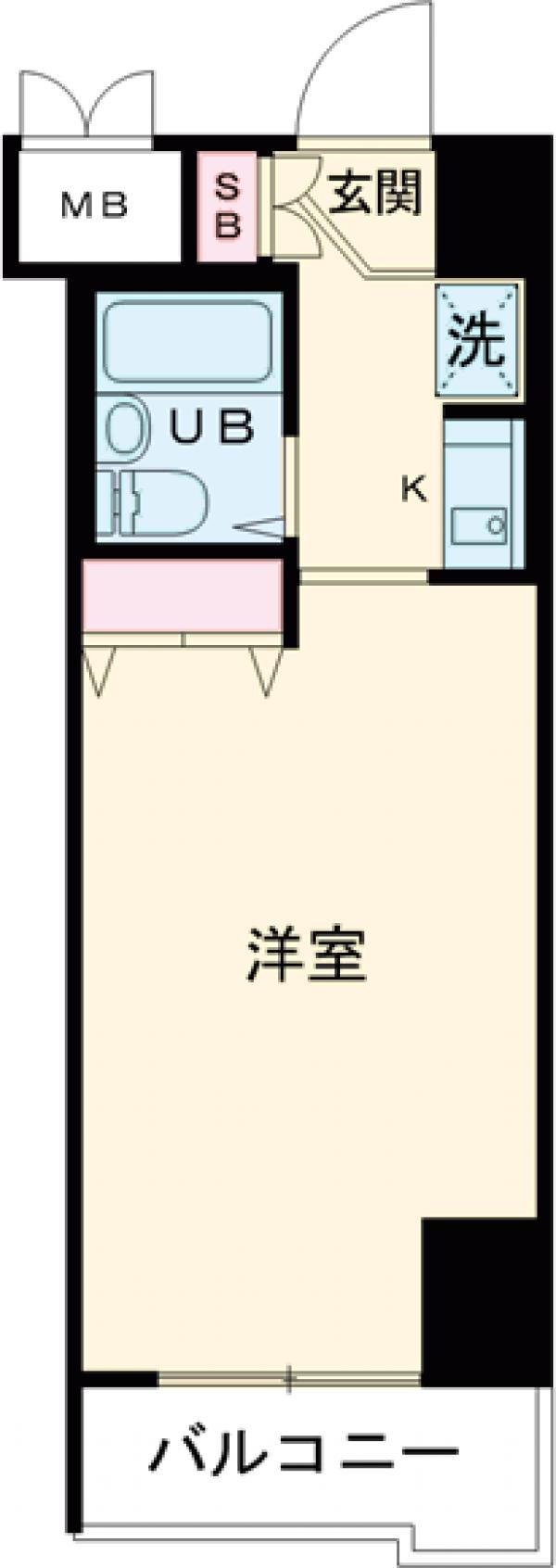 アバクス立川Aの間取り